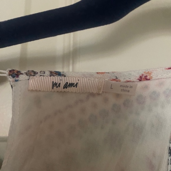 Francesca’s Miami Halter Dress Large with lining flowy with flowers - Picture 5 of 6